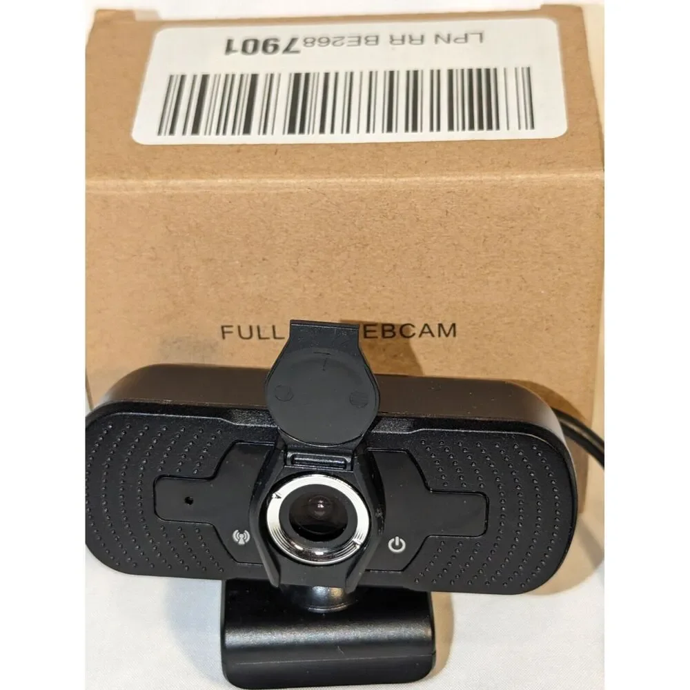Full HD Webcam 1080P Plug and Play Built In Microphone USB 2.0